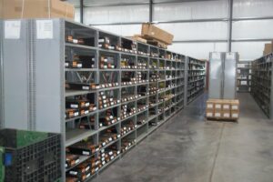 Shelving Project for Sadler Machine - Cedar Rapids, IA