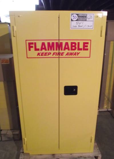 #30 BV1 / Single Barrel Flammable Storage Cabinet - New Surplus