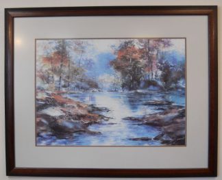 Art Print 1 - Fall Trees & Lake - Used