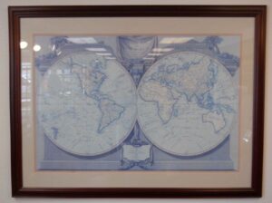 Art Print 11 - A New Map Of The World - Used