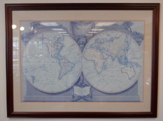 Art Print 11 - A New Map Of The World - Used