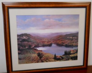 Art Print 14 - Lake Houses, Hillside - Used