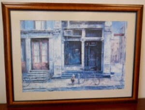Art Print 25 - Bikes On Street Corner - Used