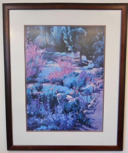 Art Print 6 - Pink Flowers / Tree - Used