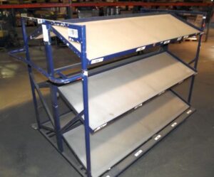 6 Shelf Steel Cart - Used