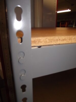24"x96" (7' or 8' Tall) Standard-Duty Triboro Rivet-Style Shelving - New - Image 3