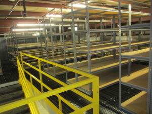 Mezzanine Project with Shelving - Hiawatha, IA