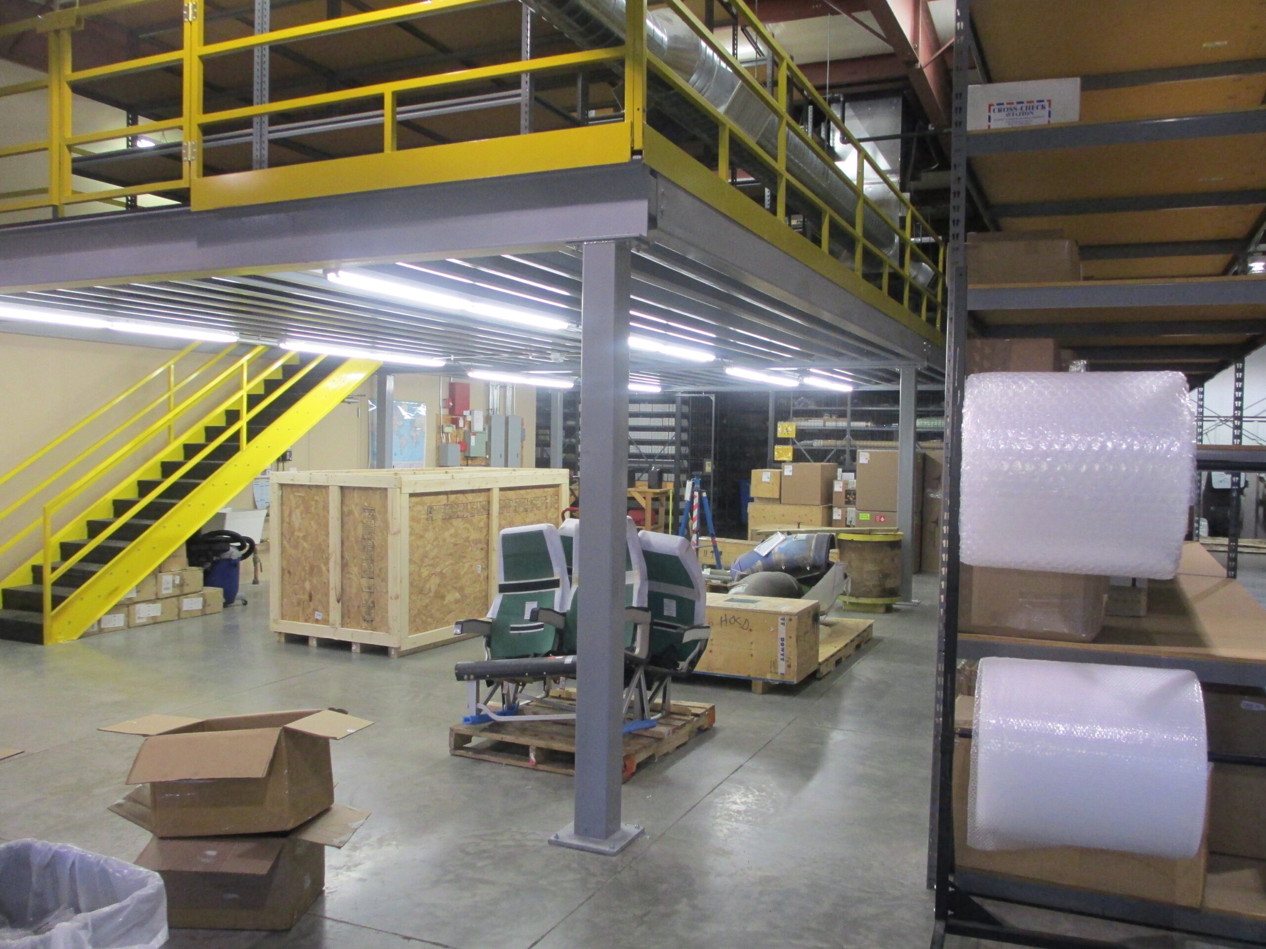 Mezzanine Project with Shelving - Hiawatha, IA - Image 4