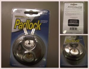 Maximum Security Padlocks with Body Armor - New