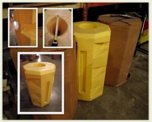 Column Protectors for 9" Column 42" Tall - New Surplus