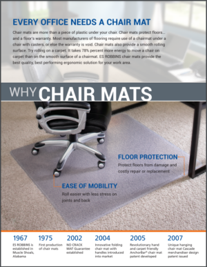 E.S. Robbins Chairmats - New - Image 3