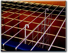 Pallet Rack Wire Deck Dividers 24"x48"