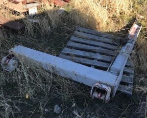 1/4 Ton Wall Mount Jib Crane - Used