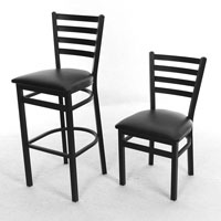 Ladder Back DINING CHAIRS - New
