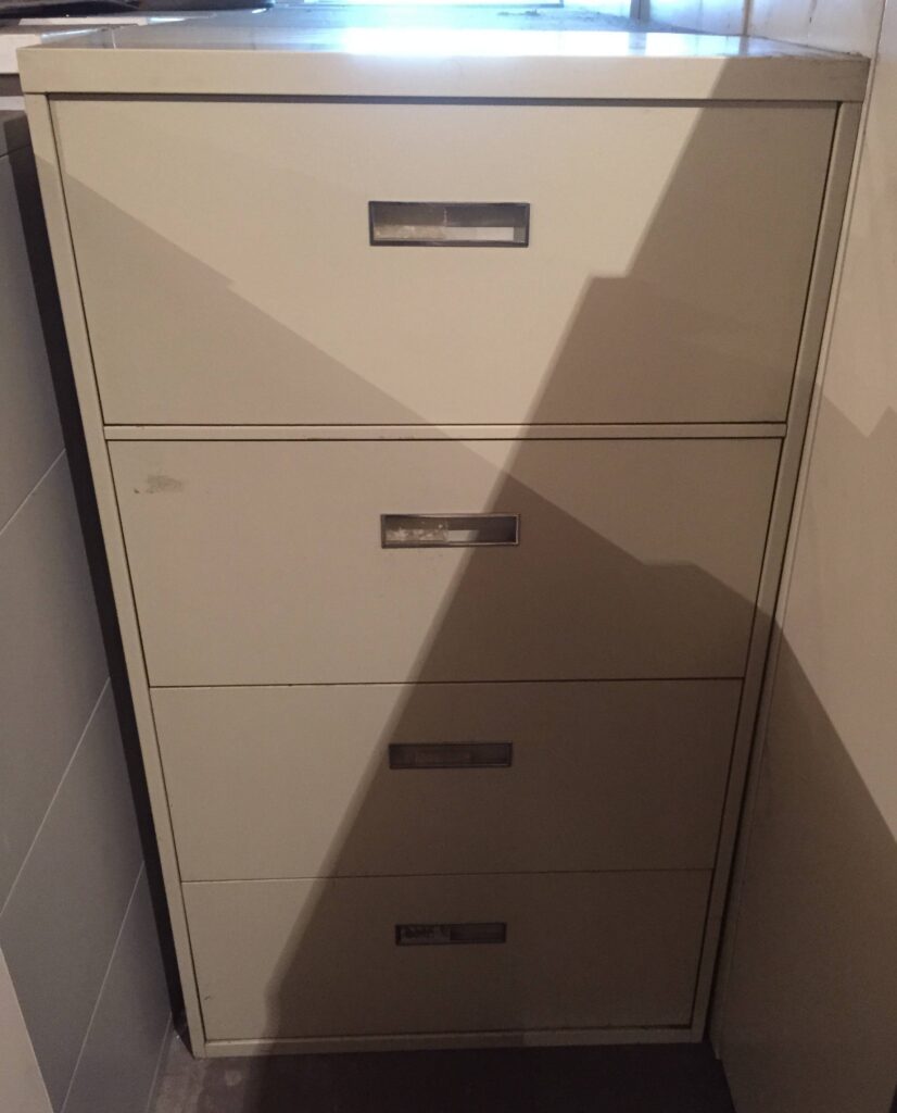 4-Drawer Steelcase 30" Wide Lateral Files - Used