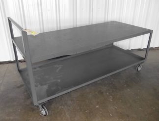 **SALE PENDING** Cart # 1-14 72”x 30” Welded Cart with Manual Holder – New Surplus - Image 2