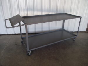 **SALE PENDING** Cart # 1-14 72”x 30” Welded Cart with Manual Holder – New Surplus
