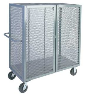SALE PENDING ON ALL / SD-2/14/18-C.E.D. Jamco VA348 30”x48” HD Mesh Security Cart – New Surplus
