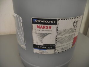 **SOLD** 5-Gal Jug of Marsh Videojet IJ-P-BK-G5 Jet Black Porous Ink - New Surplus - Image 4