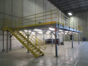Alternative view of **SOLD** 22'x52' Mezzanine - 9'-2" Deck Height - Nice Used