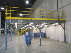**SOLD** 22'x52' Mezzanine - 9'-2" Deck Height - Nice Used - Image 5