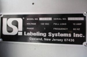 SATO Model M-8485Se Barcode Printer With Labeling Systems  Model 20-31 - Used - Image 8