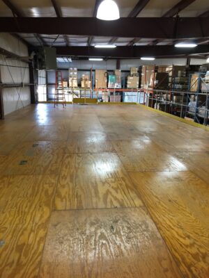 Alternative view of 25'x 74' Mezzanine Project - Tipton, IA