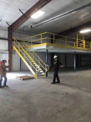 L-Shaped Mezzanine Project - Lawler, IA - Image 3