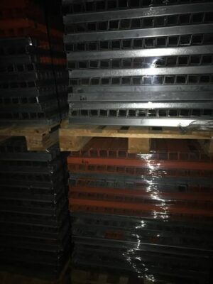 Alternative view of 42" Interlake Pallet Supports for Slotted Beams - Used