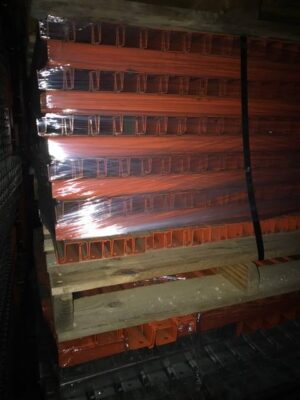 44" Interlake Pallet Supports for Slotted Beams - Used - Image 3