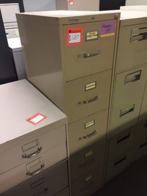 5-Drawer Assorted Letter Size Files - Used - Image 3