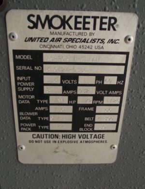 SMOKEEATER Commercial Air Cleaner Model RC-PORTA-CLEAN - Used - Image 3