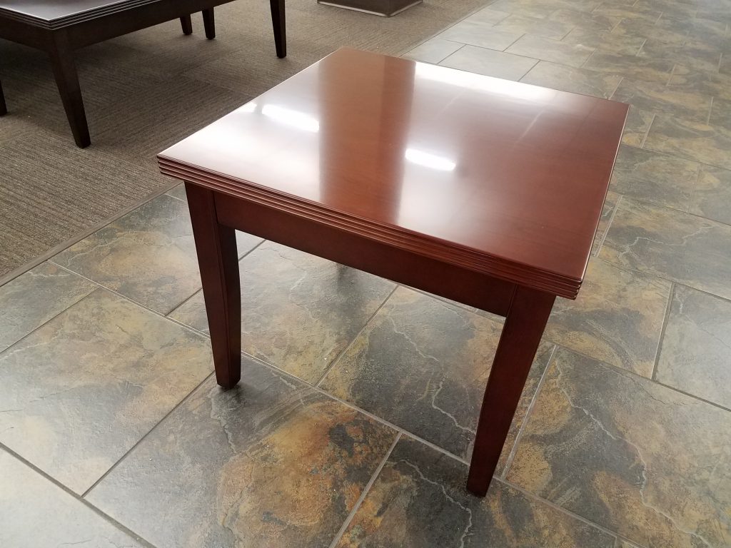 Harmony Veneer End Table, Cherry-New Surplus
