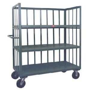 Jamco HC472 36”x 72” 3-Sided 3-Shelf Stock Cart / Welter P/N 1196 – New Surplus