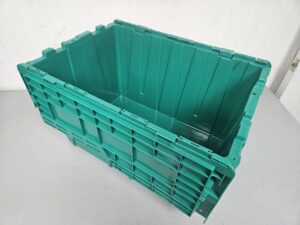 ORBIS® Flipak® FP182C Green Plastic Distribution Container 21-13/16"L x 15-3/16"W x 12-7/8"H - New Surplus - Image 4