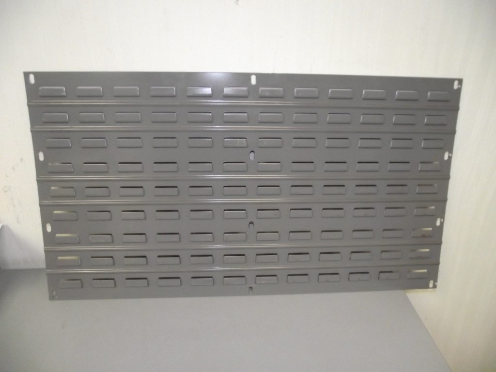 Louvered 19”x35” Steel Wall Plates (For Hanging Parts Bins) – Used