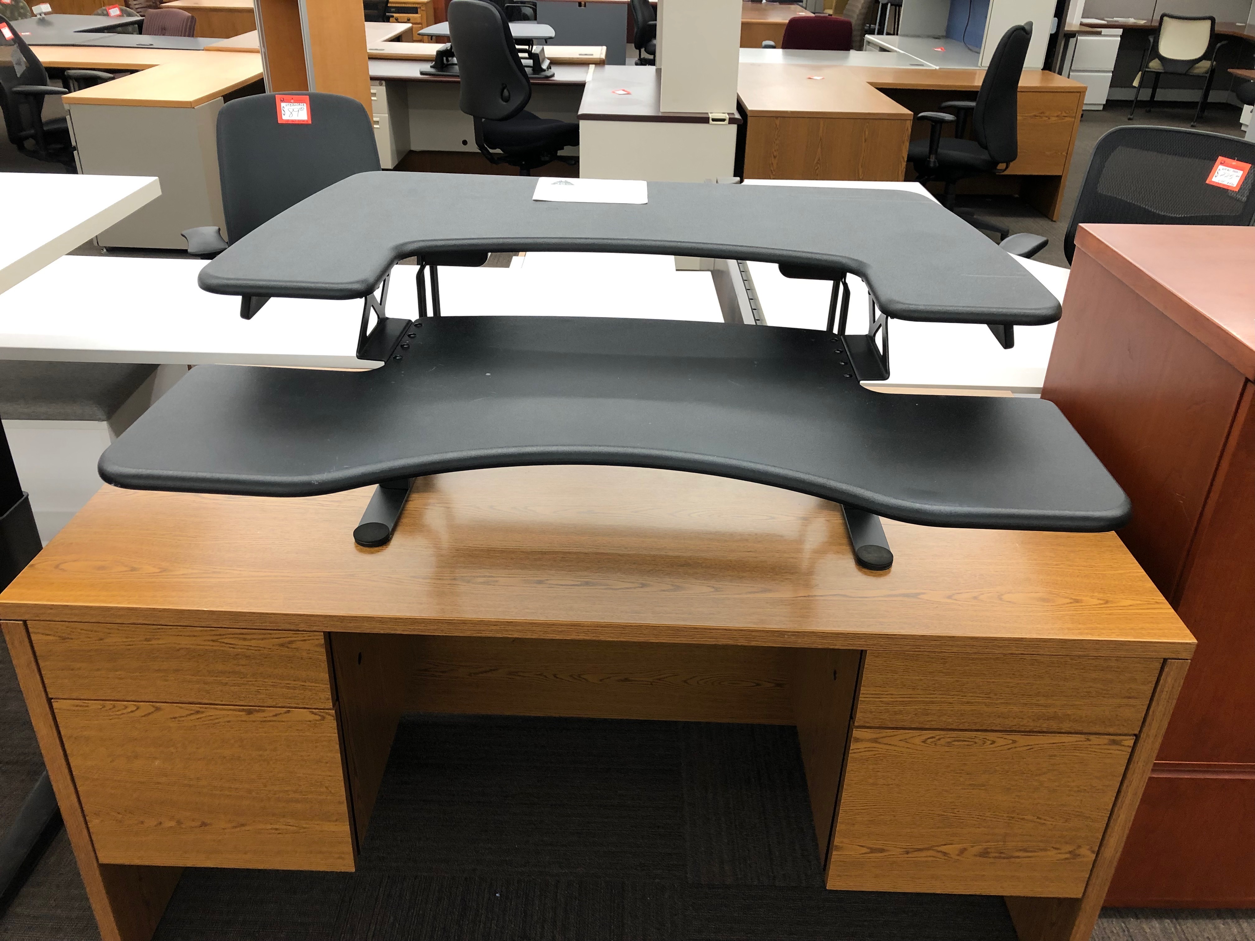 Varidesk Adjustable Sit To Stand Desk Riser Used Welter Storage