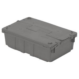 FP08 Gray 21"x14"x 6.5" Fliplid Tote - New Surplus