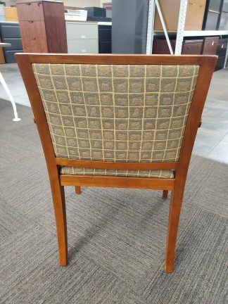 Alternative view of Cherry Framed Wood Guest Chair- Used