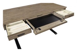 Alternative view of Aspenhome Trellis Adjustable Lift Desk- New