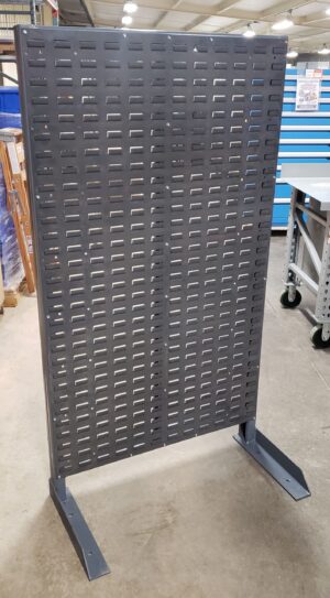 Akro-Mils Single-Sided Louvered Floor Rack (Bins Not Included) – New Surplus - Image 3