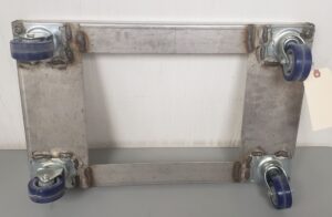 24"x15" Stainless Steel Dolly / Rolling Cart - New Factory Surplus - Image 3
