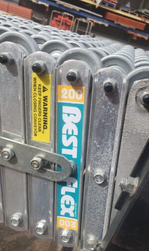 56' Long (Extended) Best Flex 200 Flexible & Expandable Roller Conveyor - Used - Image 8