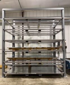 Custom Sheet Metal Rack - New - Welter Storage