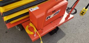 Presto 48"x48" 1500# Cap. Portable Power Lift Table w/ Turntable & Accordion Skirting / Used (PL2) - Image 6