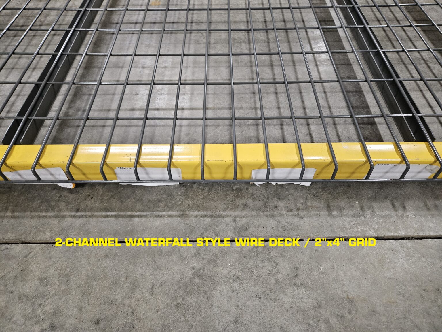 48” x 96” (9'6" Tall) Medium Duty Teardrop Shelving Used Welter