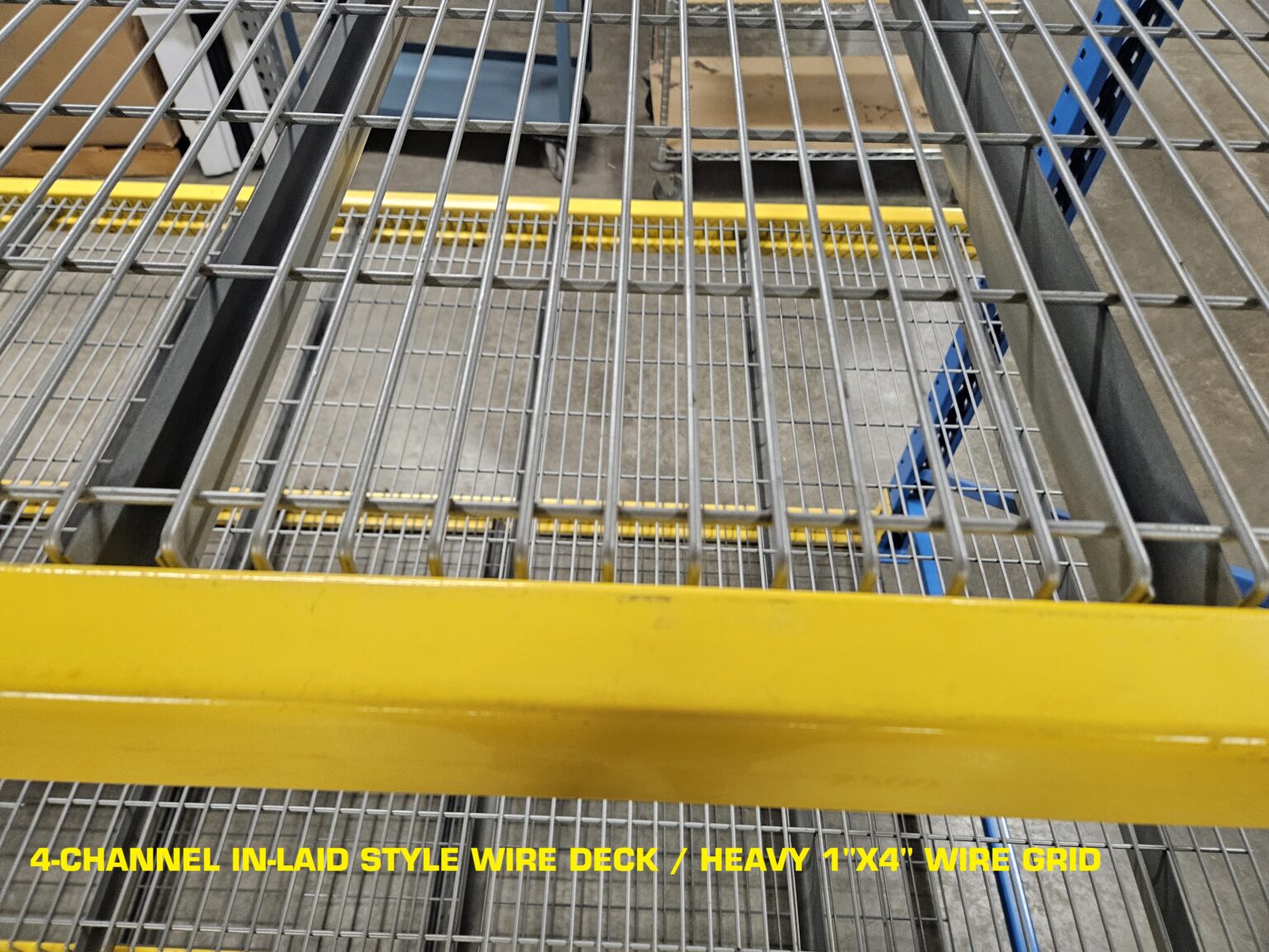 48” x 96” (9'6" Tall) Medium Duty Teardrop Shelving Used Welter