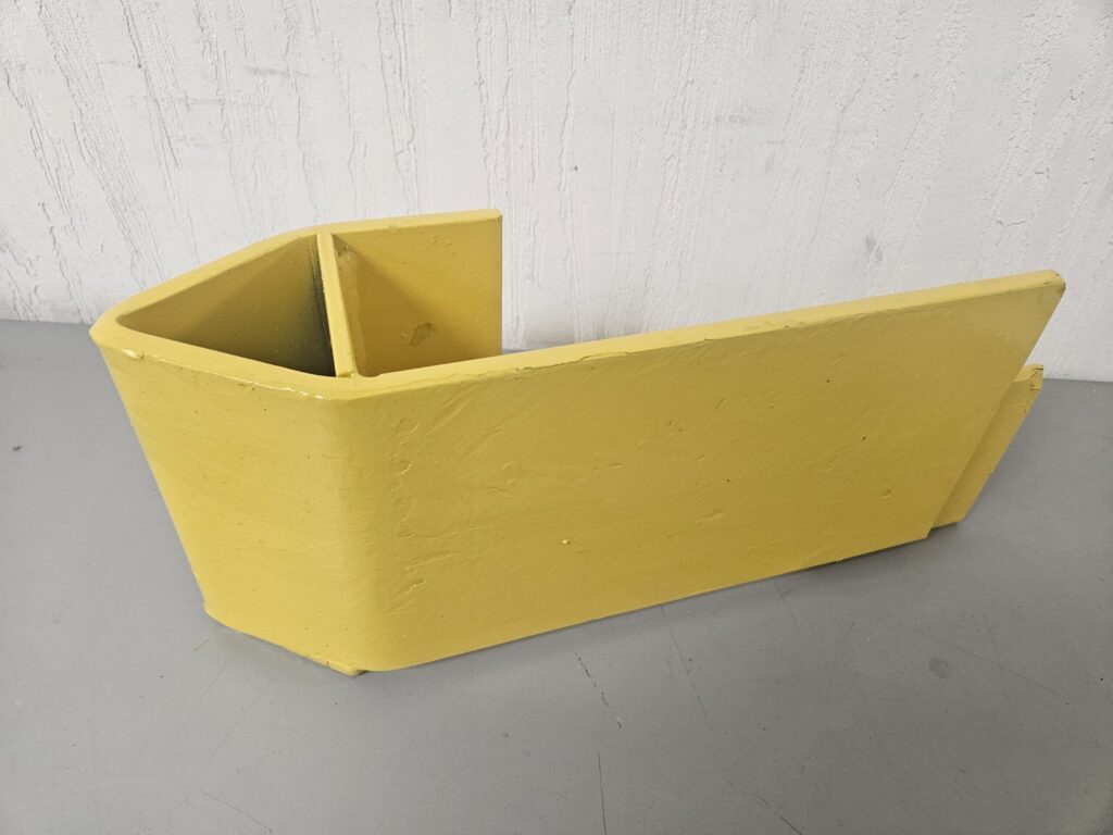 6"x12" End Of Rack Frame Protector (Repainted) - Used
