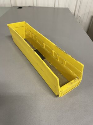 Shelf Bins 4"x4"x17" Blue or Yellow - Used