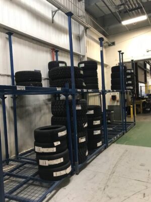 77"x77"x64" (tall) E-Deck Brand Stack Racks / Great for Bulky Items & Tires - Used - Image 4